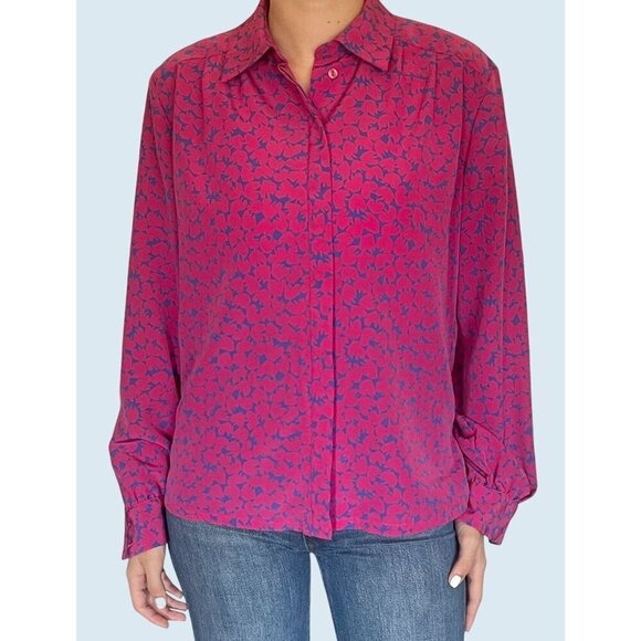 Vintage PENDLETON 80s Country Sophisticates Blouse Top Shirt Sz S - Picture 2 of 7